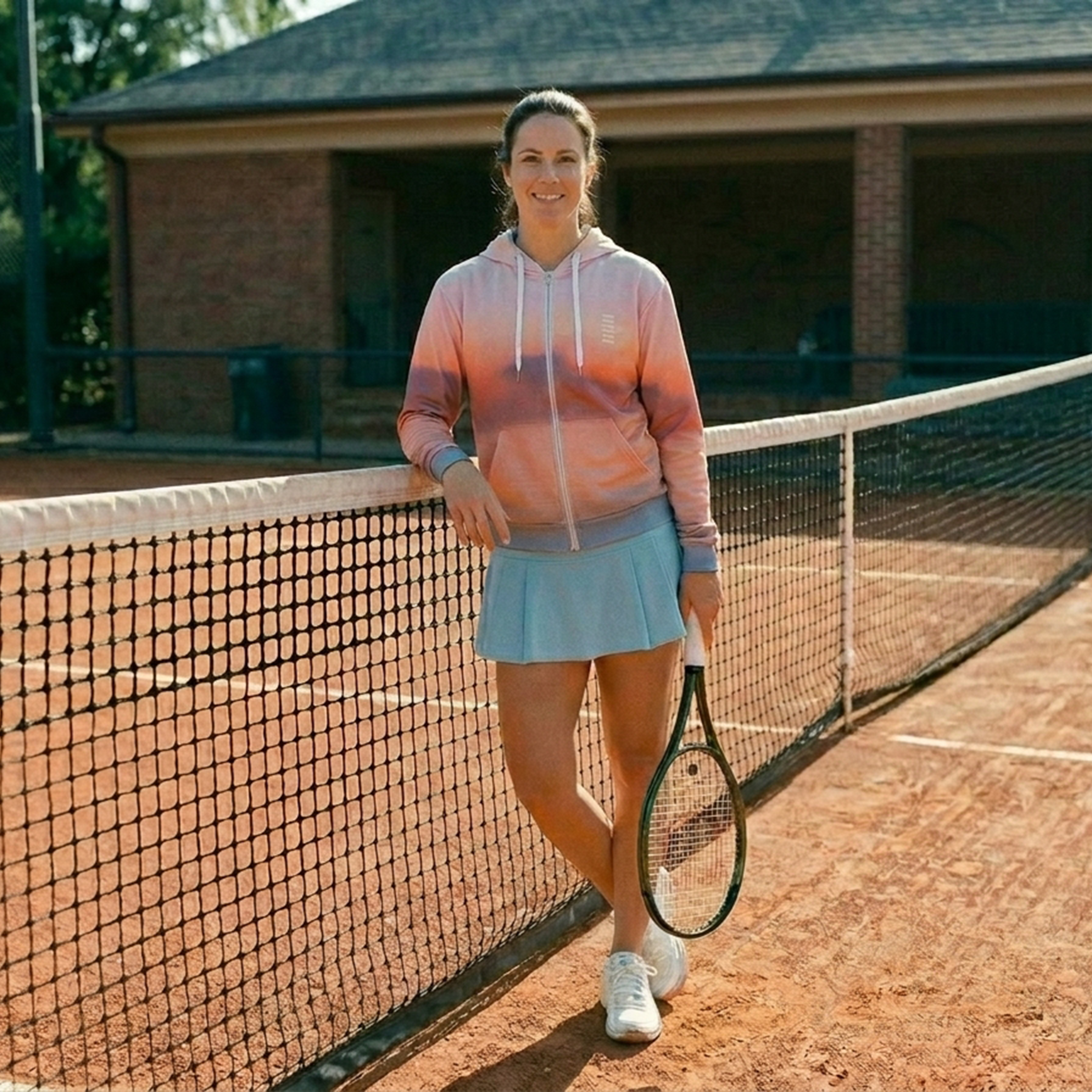 The Stillpoint Hoodie | Recycled Zip-up | Coral